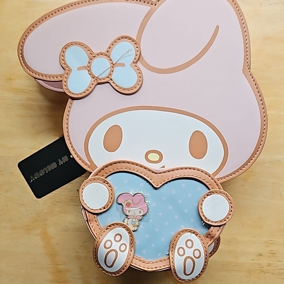 My Melody Pink and Blue Crossbody Bag - Picture 2 of 15